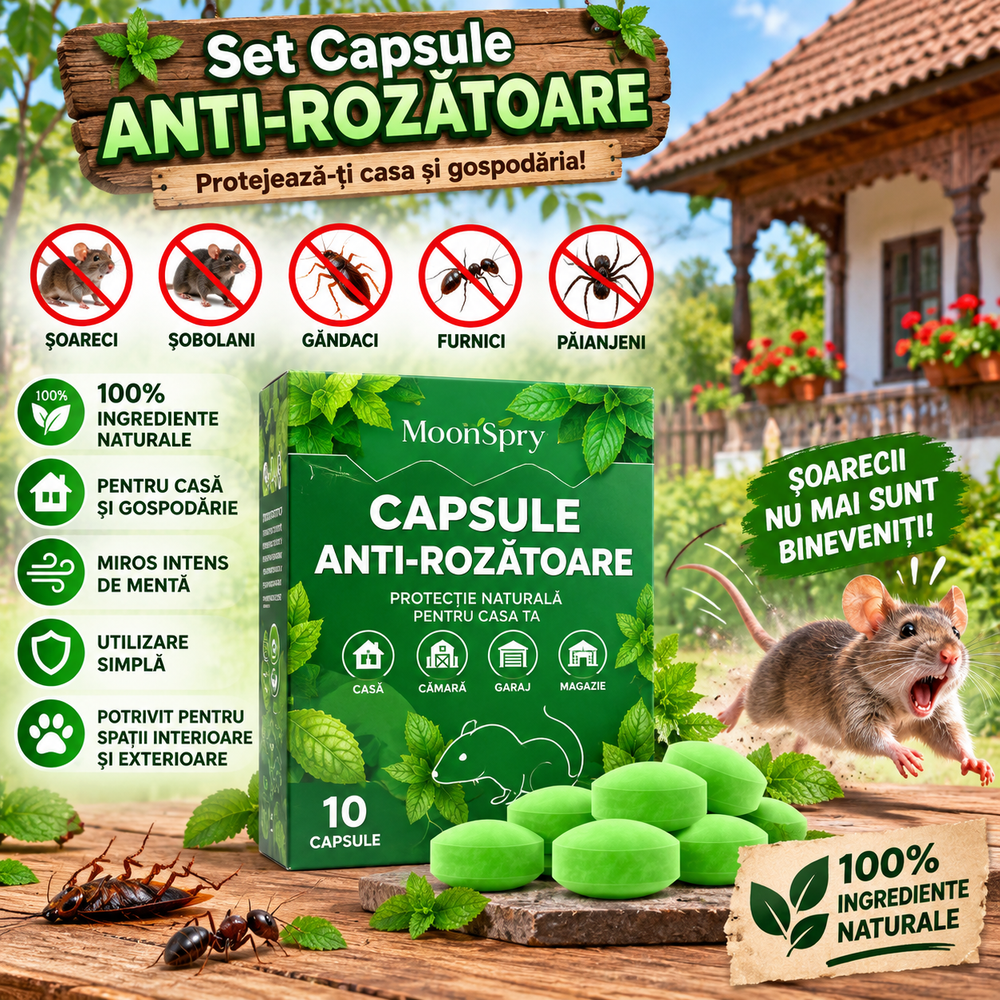 SET 10 CAPSULE ANTI-ROZATOARE