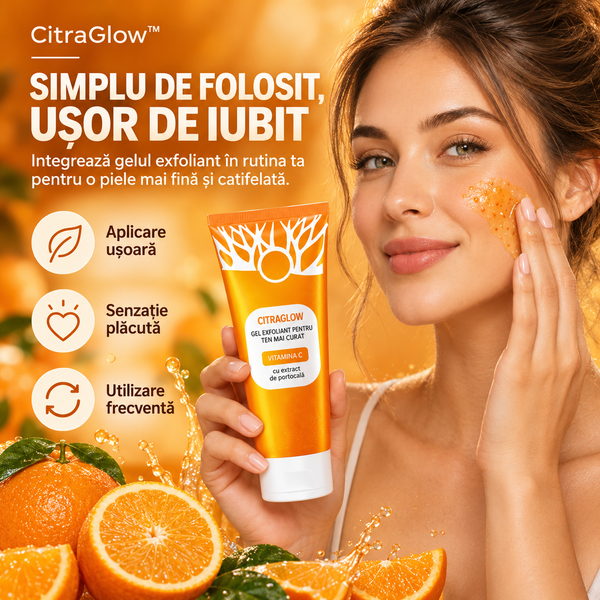 Gel Exfoliant cu Portocală