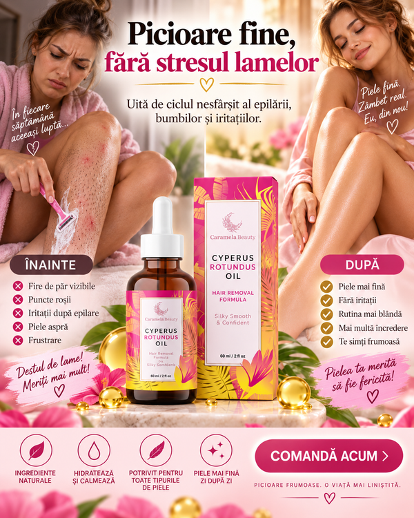 Ulei Natural pentru Îndepărtarea Părului