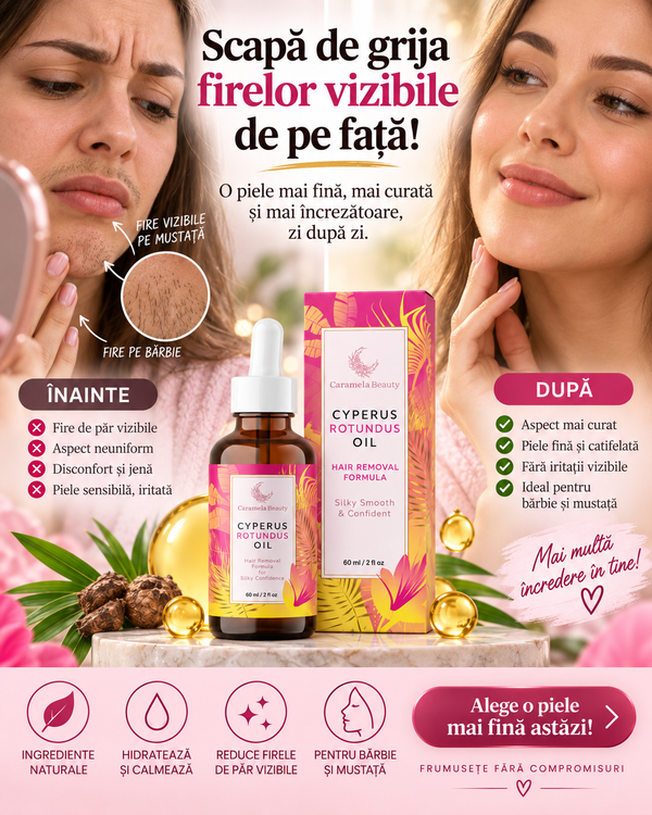 Ulei Natural pentru Îndepărtarea Părului